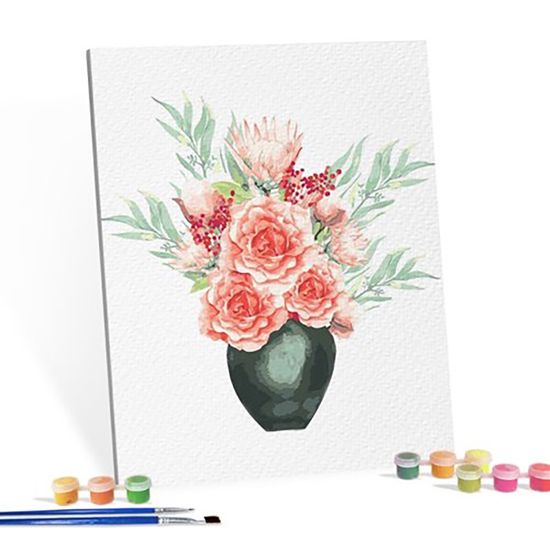 DIY 그림그리기 세트 워터아트 월계화베이스 40x50