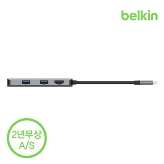 벨킨 5in1 USB C타입 멀티 허브 AVC007bt