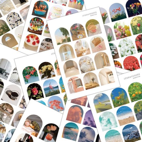 리무버 감성스티커 아치