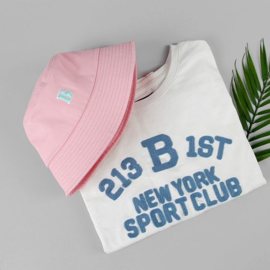 [베네]B자수 벙거지 모자