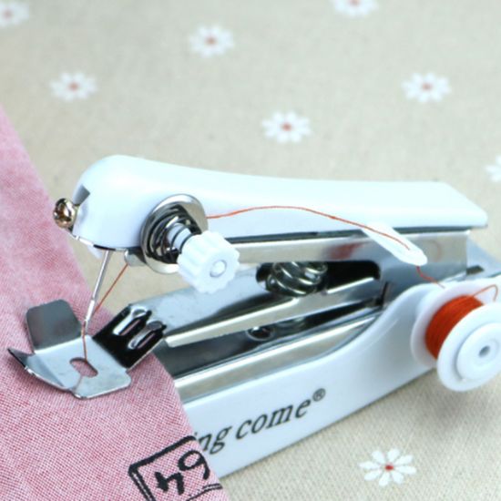 쏘잉 휴대용 핸드미싱 수동 손 바느질 미니재봉틀