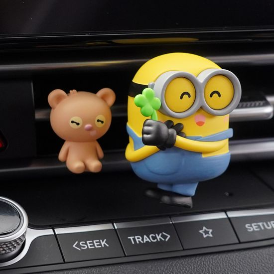미니언즈 차량용 방향제 네잎클로버 밥앤팀