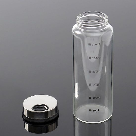 내열 유리 톡톡 양념통 350ml 요리 눈금(WDD6053)