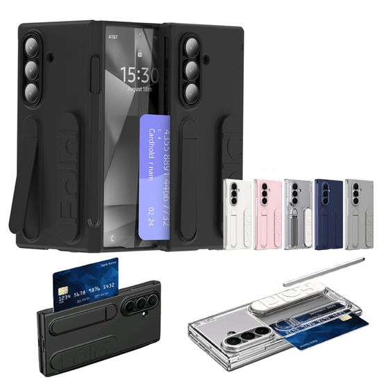 갤럭시 z폴드 7 6 밴드 스트랩 펜 카드 수납 케이스