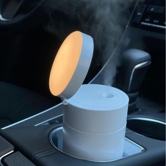 오엘라 미니 무선 가습기 차량용 휴대용 거울 무드등