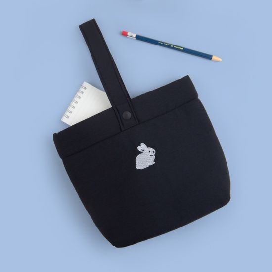 Airy Mini Totebag - 해피블랙래빗