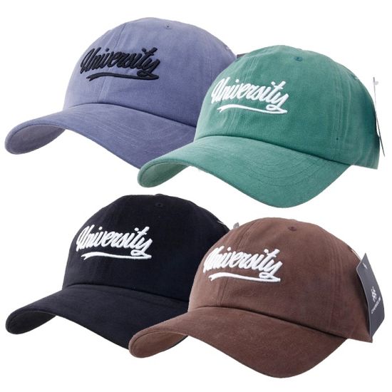 [디꾸보]코튼 자수 레터 볼캡 야구모자 DCH-CR069