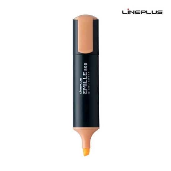 라인플러스 에밀 타원 형광펜(12개입)1다스(주황색)[W