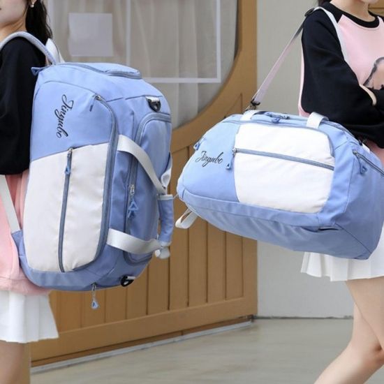 보스턴 백팩 헬스 옷 짐 가방 블루