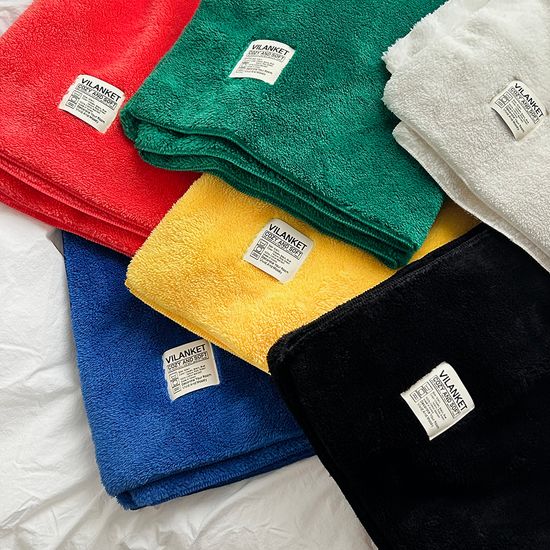 국내원단 보풀 걱정없는 비비드 블랭킷 6color