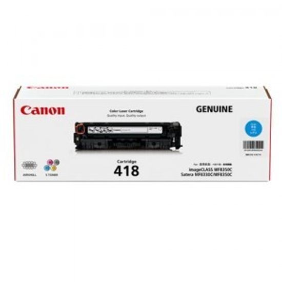 캐논(CANON) 토너 CRG-418 C (2.9K) / Cyan / MF8350Cdn,MF8353Cdn / 최대2,900P