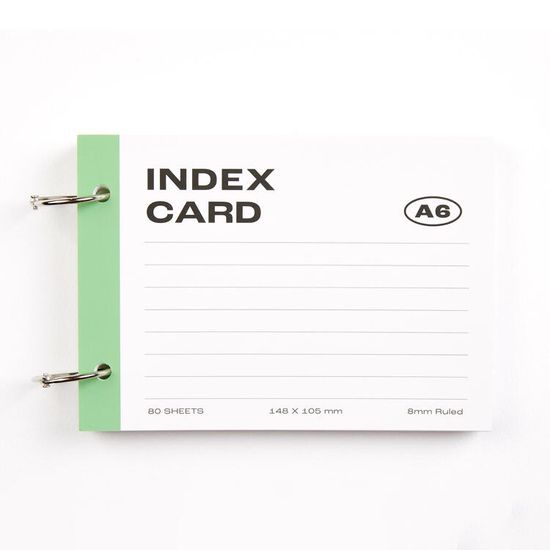 아트박스 인덱스카드 A6 그린