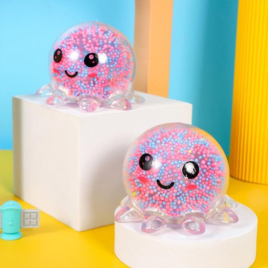 LED 쫀득 캐릭터 볼 말랑이 주물럭 스퀴시 츄잉껌볼
