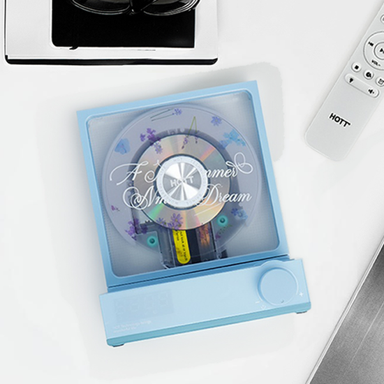 엠피맨 HOTT 무드등 리모콘 무선 스탠드 CD플레이어