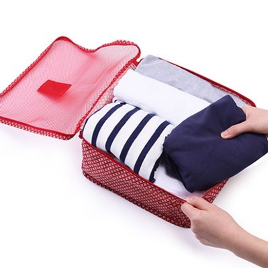 PATTERN CLOTHES POUCH size M 여행용 의류 파우치
