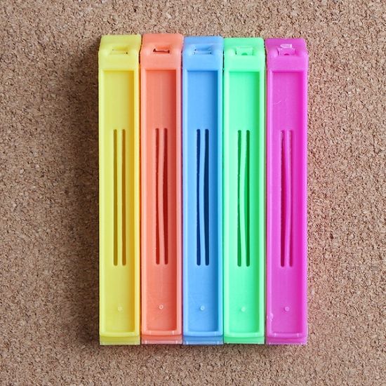 알뜰 봉지집게(5p)/다용도집게 과자봉지집게 밀봉집게