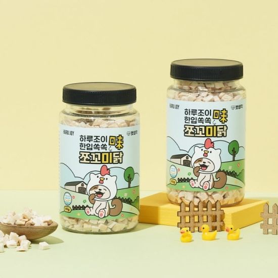 펫생각 한입쏙쏙 강아지 동결건조 간식 치킨 트릿