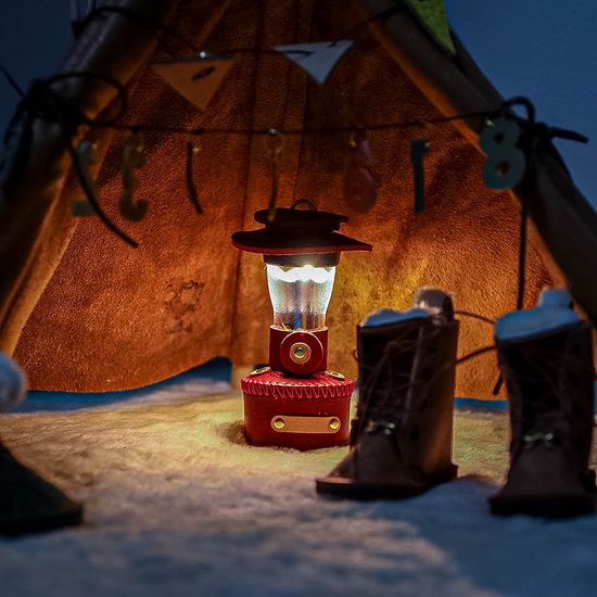 [캠핑덕]골제로 랜턴 천연 가죽 쉐이드 콜맨