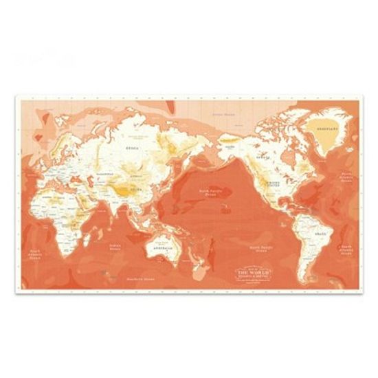 어드벤처맵_컬러 시리즈 {북유럽풍 인테리어 세계지도}