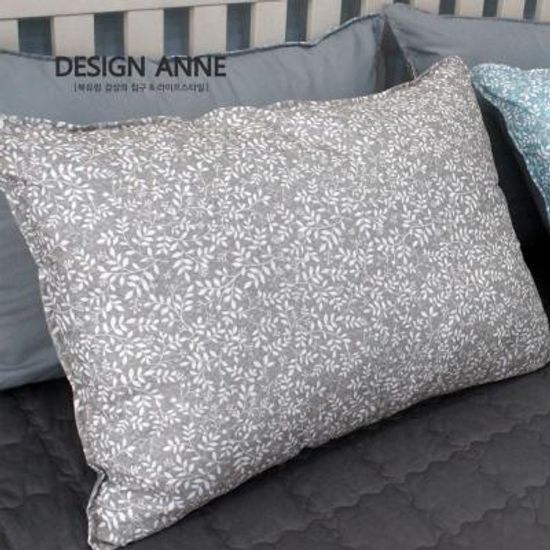 [디자인엔] 피치스킨 밀러 베개커버-그레이