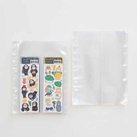 3공 바인더 다꾸 스티커 콜렉트북 리필 (10매)