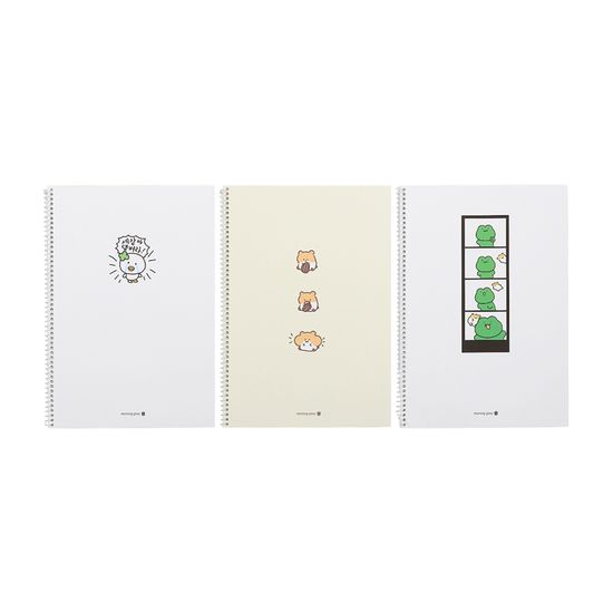 스프링노트 중학생 고등학생 공책 줄노트 큐트애니멀