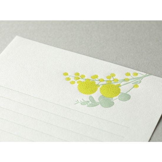 활판 인쇄 레터세트 - Press Bouquet Yellow
