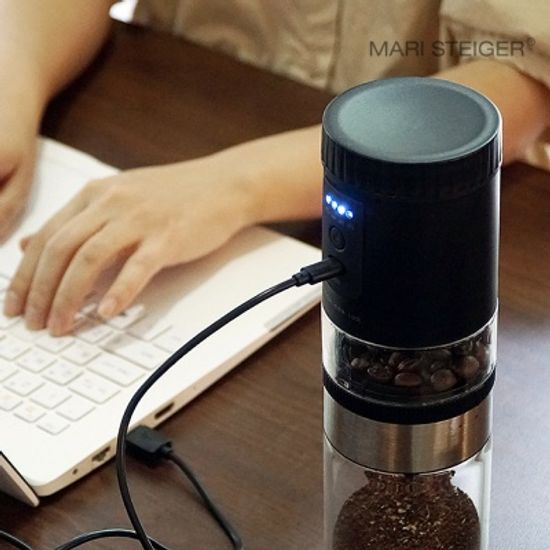 루미 충전식 전자동 커피 그라인더 블랙세트 B60