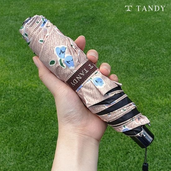 탠디 커트플라워 3단 초경량 암막 우양산