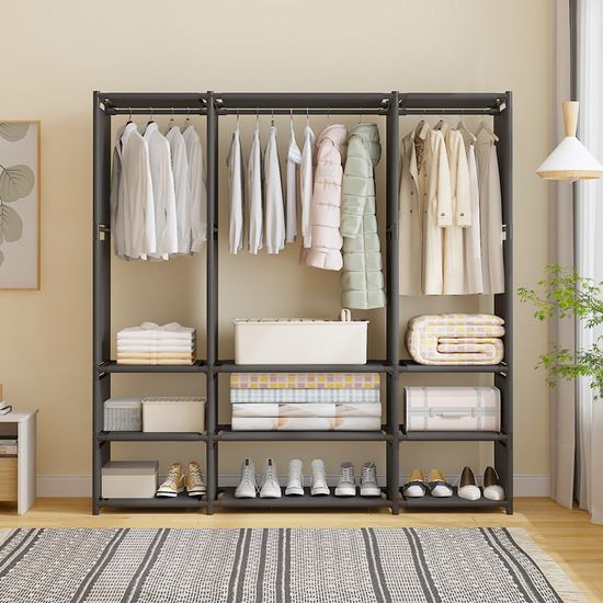 수납 시스템 선반 옷걸이 행거 철제 헹거 스탠드 옷장