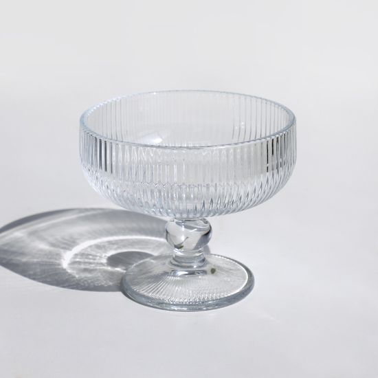 러델 잇 빈티지 플리츠 유리 아이스크림컵 330ml 1p