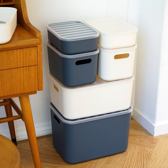 아이엠 리빙박스 수납 정리함(4 size) 뚜껑포함