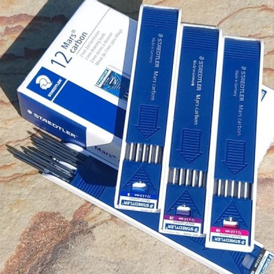 스테들러 2.0mm 홀더샤프심/홀더심 Mars carbon 200