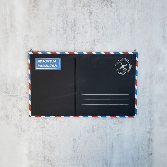 에어 메일 엽서모양 칠판