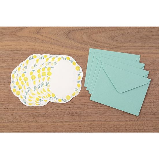 Letter Set Letterpress Die-cut - Lemon