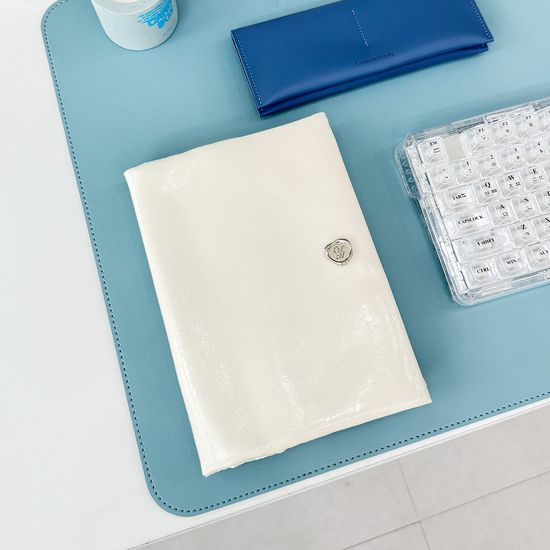 누보 글로시 북커버 방수 가죽 신국판 책커버 L