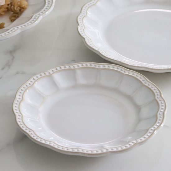 티니블랑 미뉴엣 도자기 그릇 원형접시16cm 1p