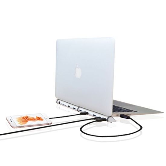 알루미늄 USB 허브 도킹스테이션 멀티포트 