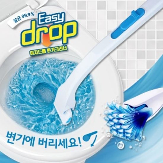 이지드롭 화장실 욕실 변기 청소 세정제 클리너 도구