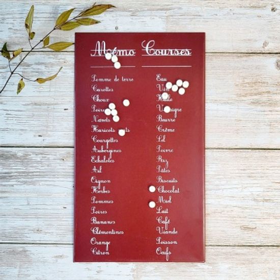 레터링 철제 메모보드 2type