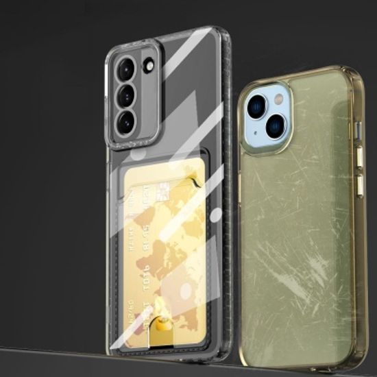 갤럭시 s22 21 s20fe 노트 20 카드 슬롯 투명 케이스