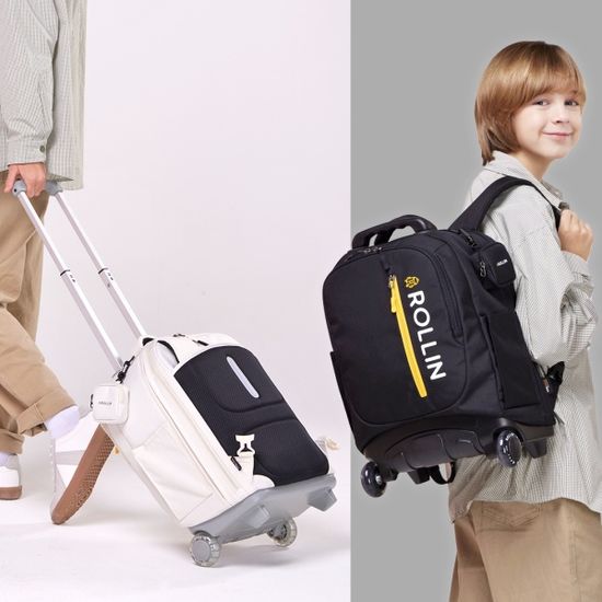 바퀴 달린 초등 어린이 책가방 여행 캐리어 롤링 백팩