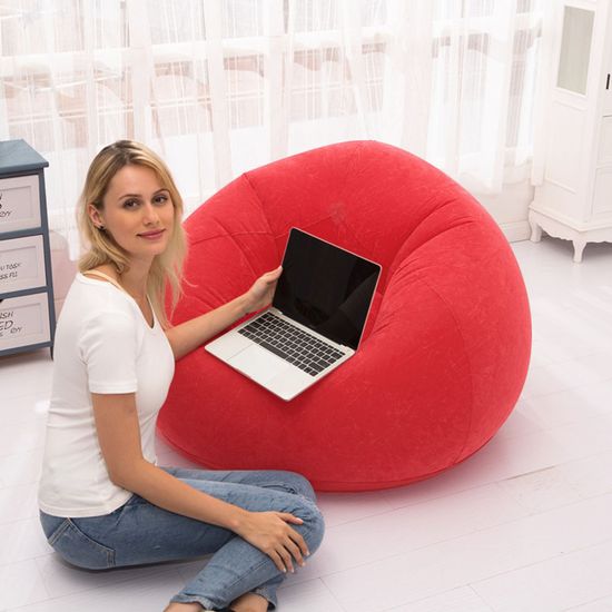 룸메이트 1인용 에어소파(레드) / 원룸쇼파 일인소파