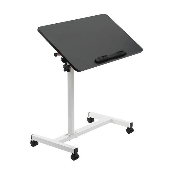 각도조절 이동식 테이블(블랙)