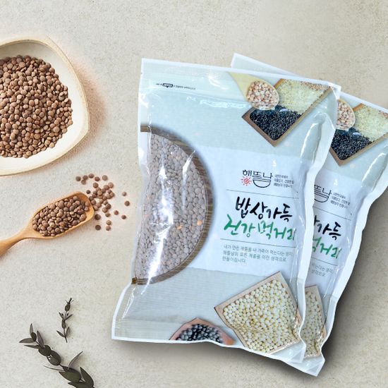 [해뜰날] 1+1 슈퍼푸드 렌틸콩/600g+600g