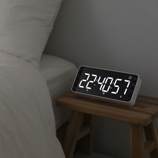 무아스 빅스퀘어 LED 타이머 시계 뽀모도로 디지털 