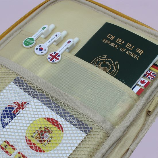 태극기 세계 국기 볼펜  여행 선물 외국인 기념품