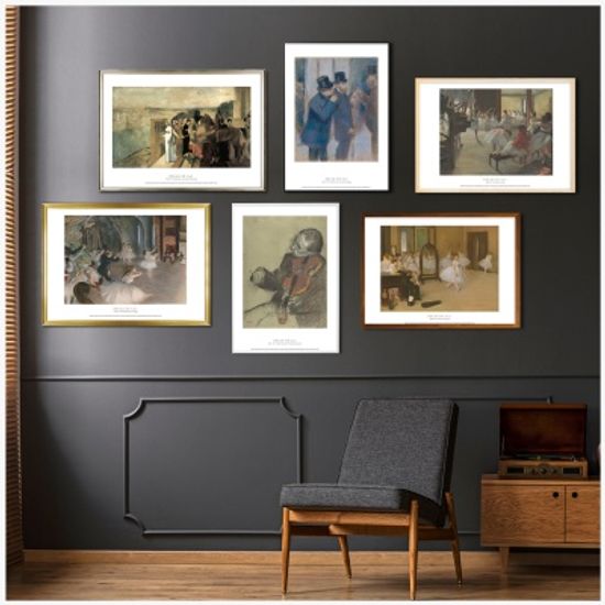 [에이블밤부] 인테리어 명화 포스터 에드가 드가 72종