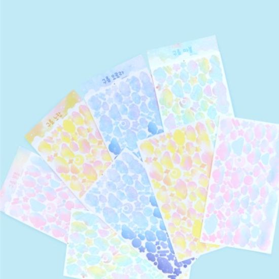 마넷 구름 리무버블 스티커