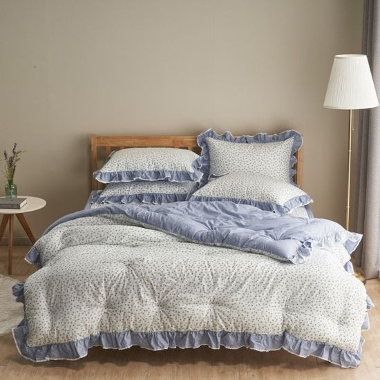 더크린 몰리 광목 순면 차렵이불 SS네이비 단품[WB747